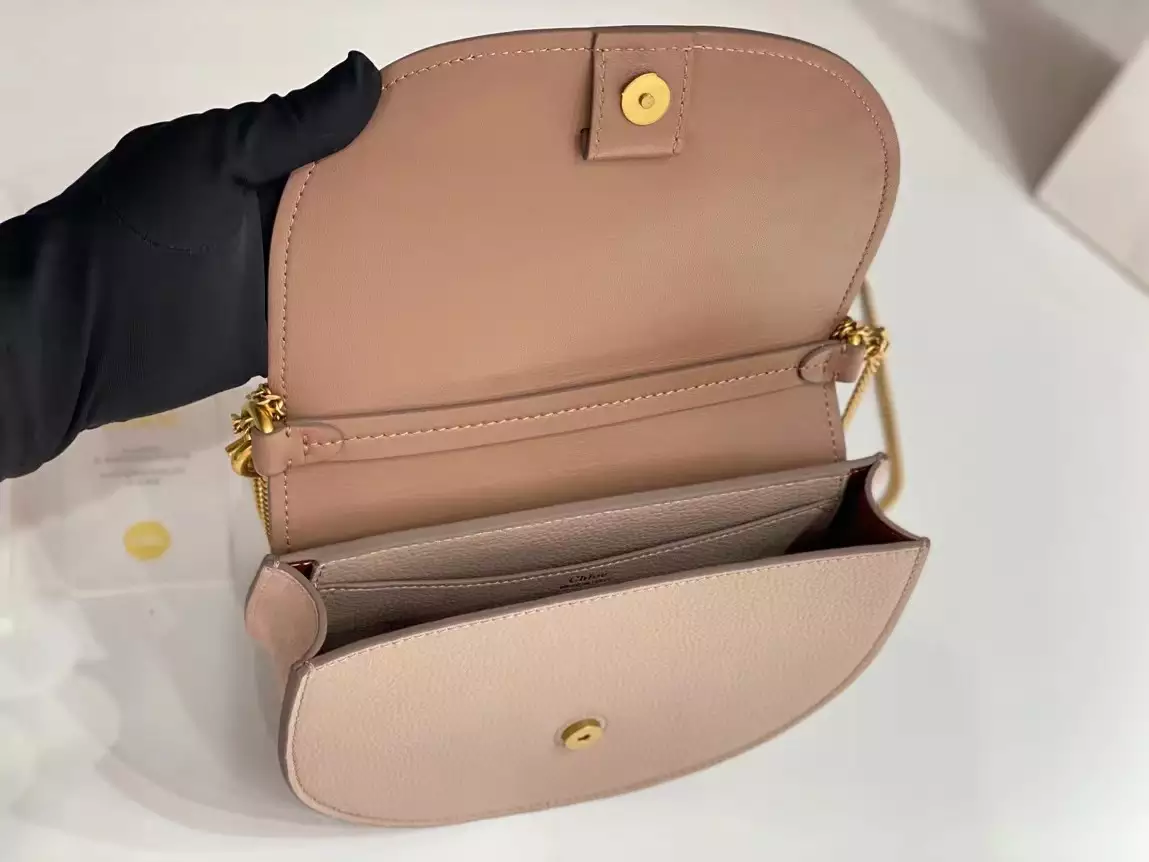 Chloé Marcie Chain Flap Bag in Woodrose
