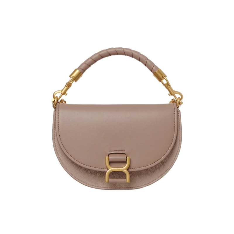 Chloé Marcie Chain Flap Bag in Woodrose