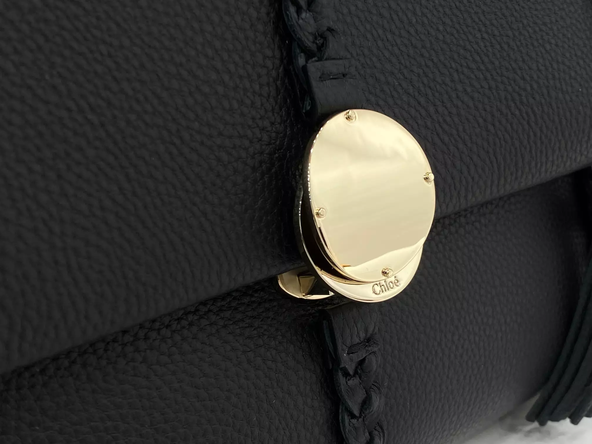 Chloé Penelope Medium Black Leather