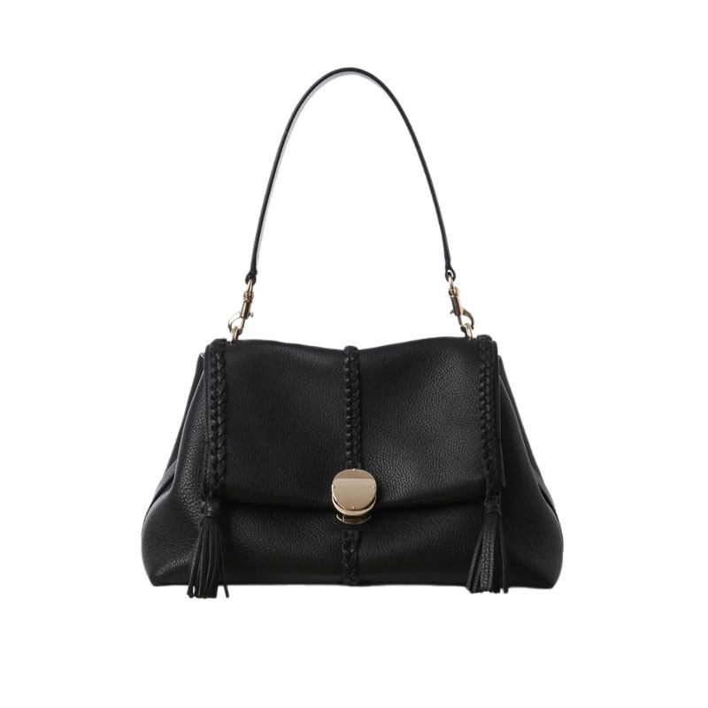 Chloé Penelope Medium Black Leather