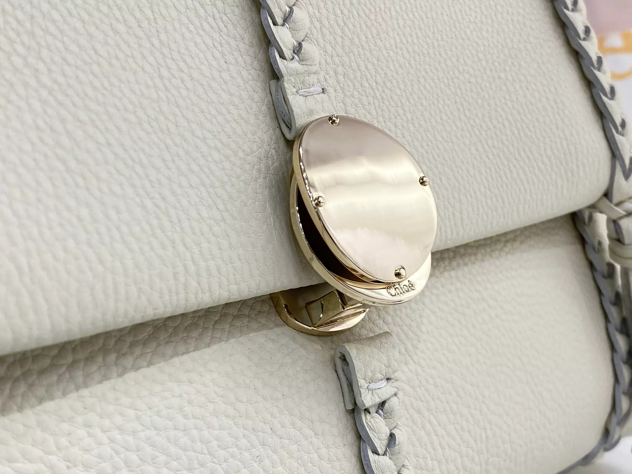 Chloé Penelope Medium White Leather