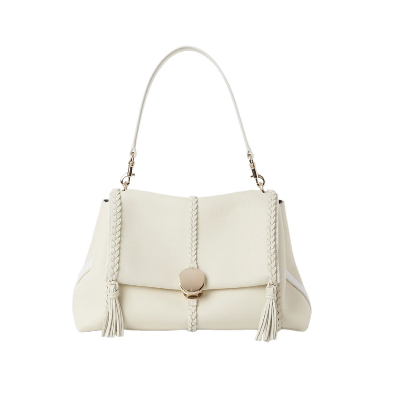 Chloé Penelope Medium White Leather