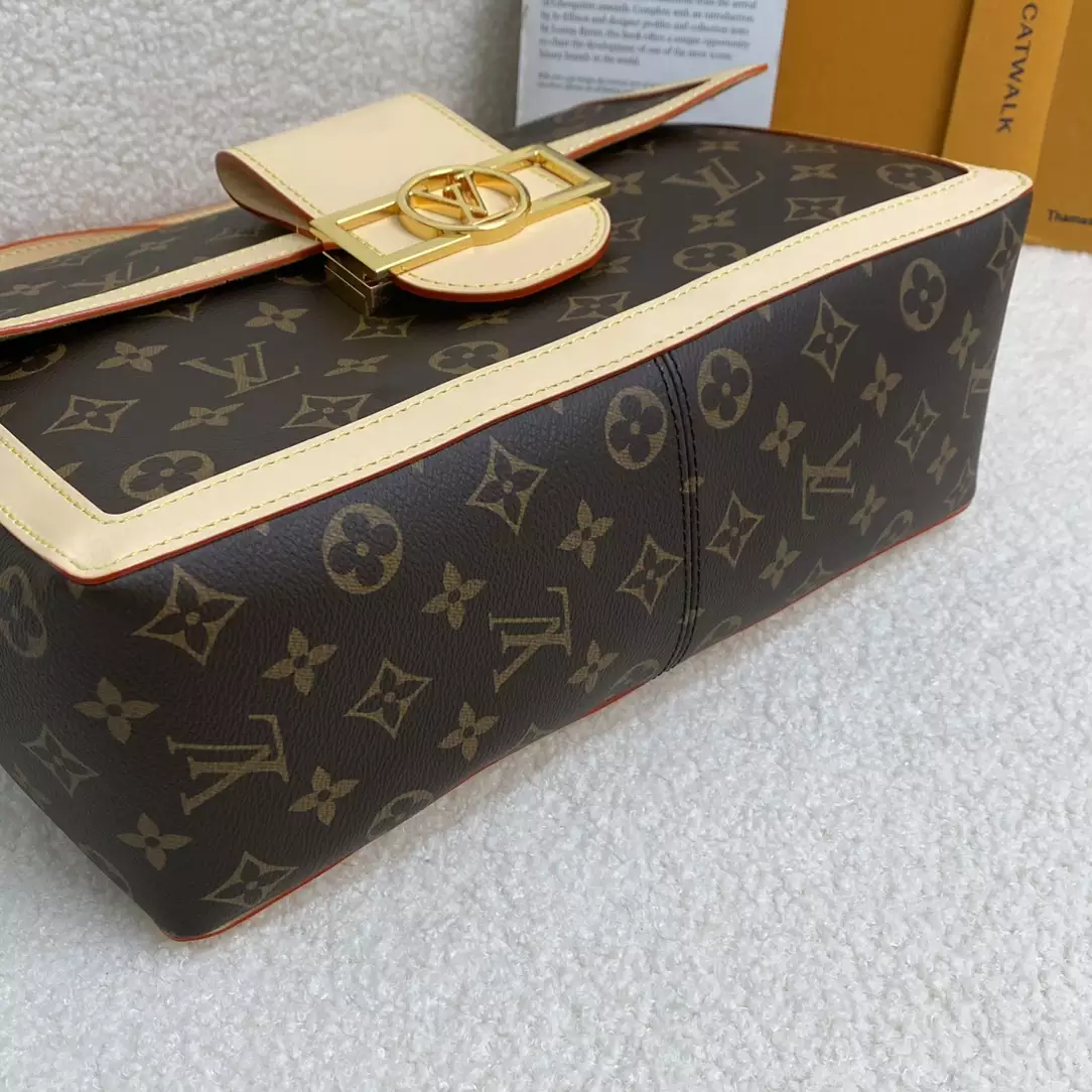LV Dauphine Soft GM Monogram Canvas Brown