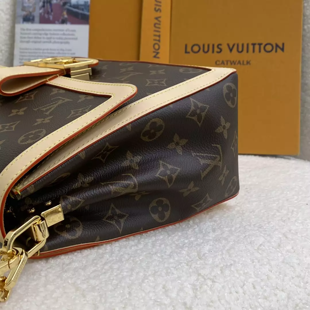 LV Dauphine Soft GM Monogram Canvas Brown