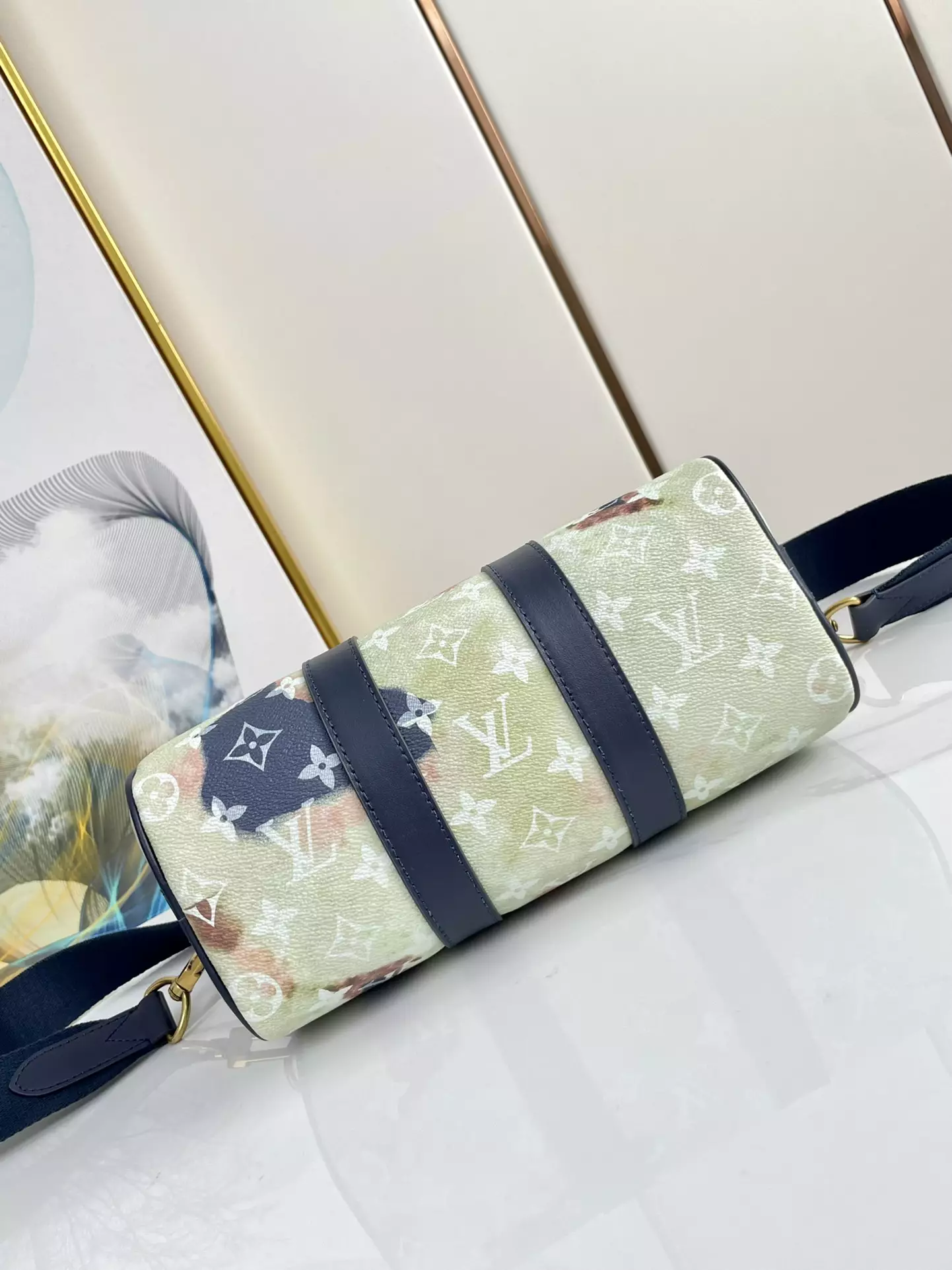 Keepall Bandoulière 25 Monogram Bleach Ink Blue