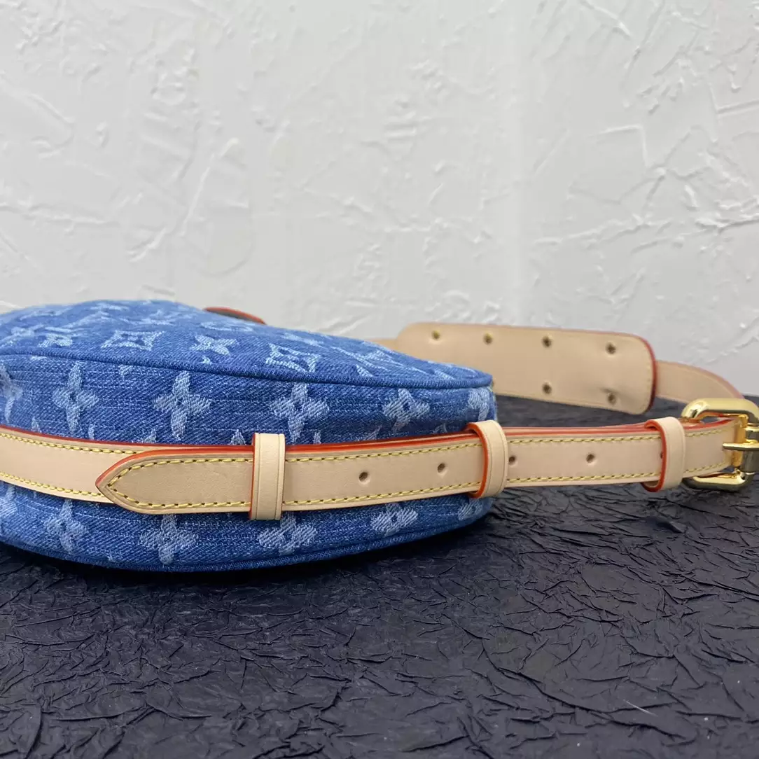 LV Croissant MM Monogram Denim