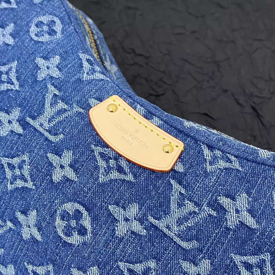 LV Croissant MM Monogram Denim