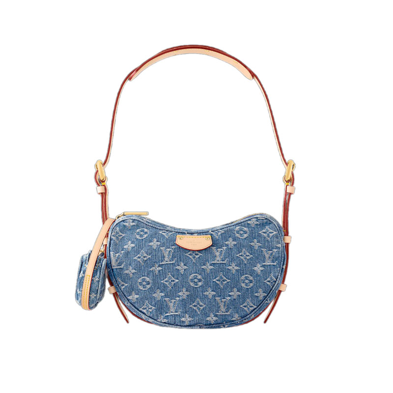 LV Croissant MM Monogram Denim