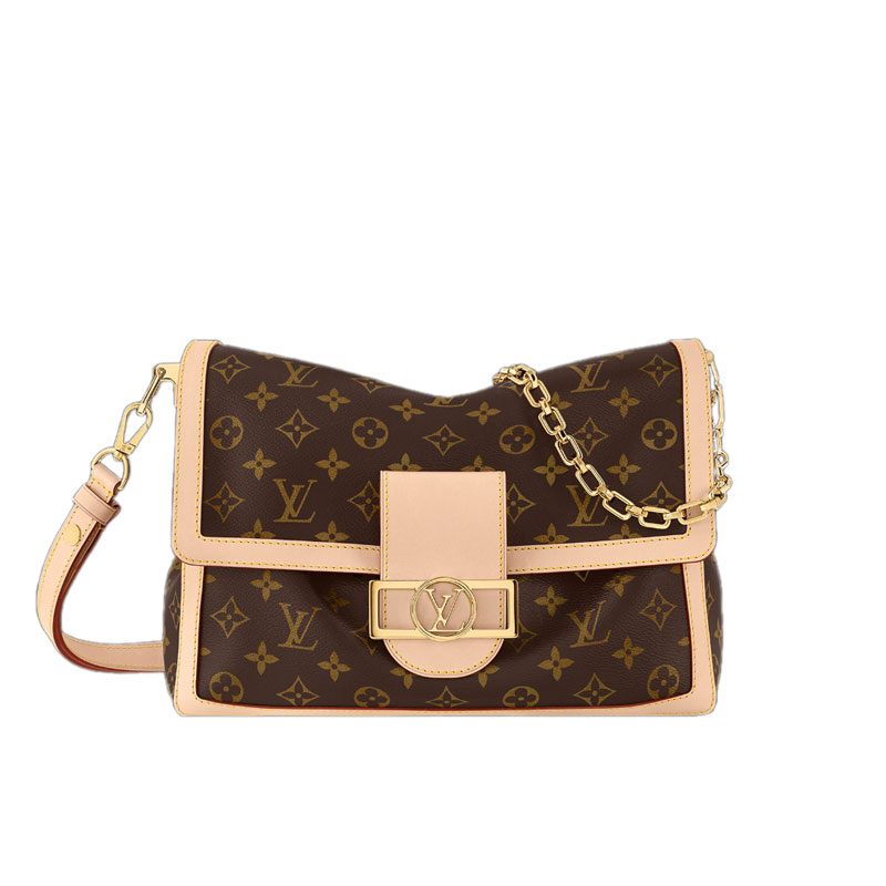 LV Dauphine Soft GM Monogram Canvas Brown