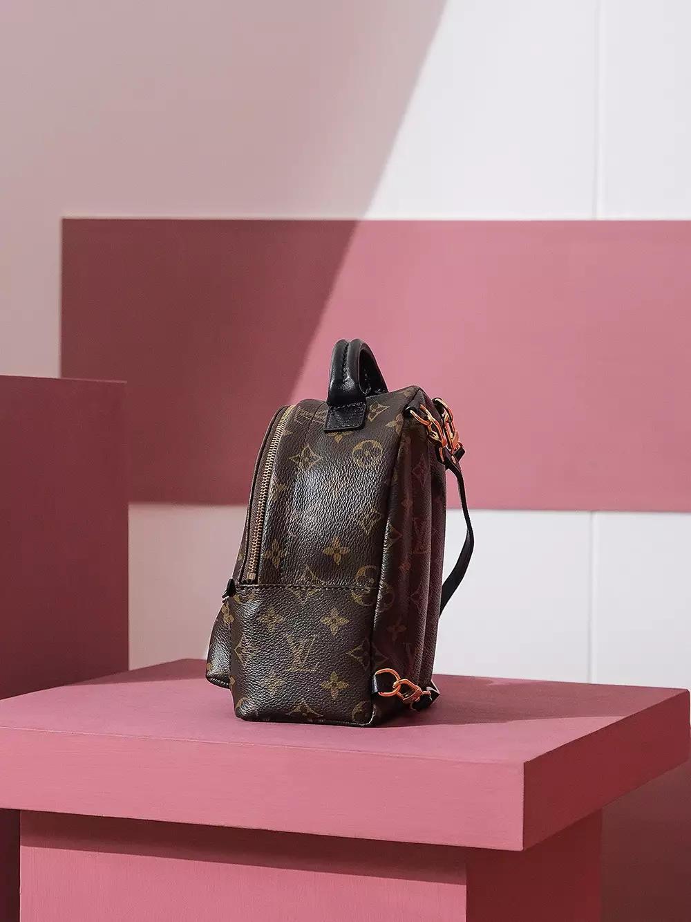 LV Palm Springs Mini Backpack Monogram Brown