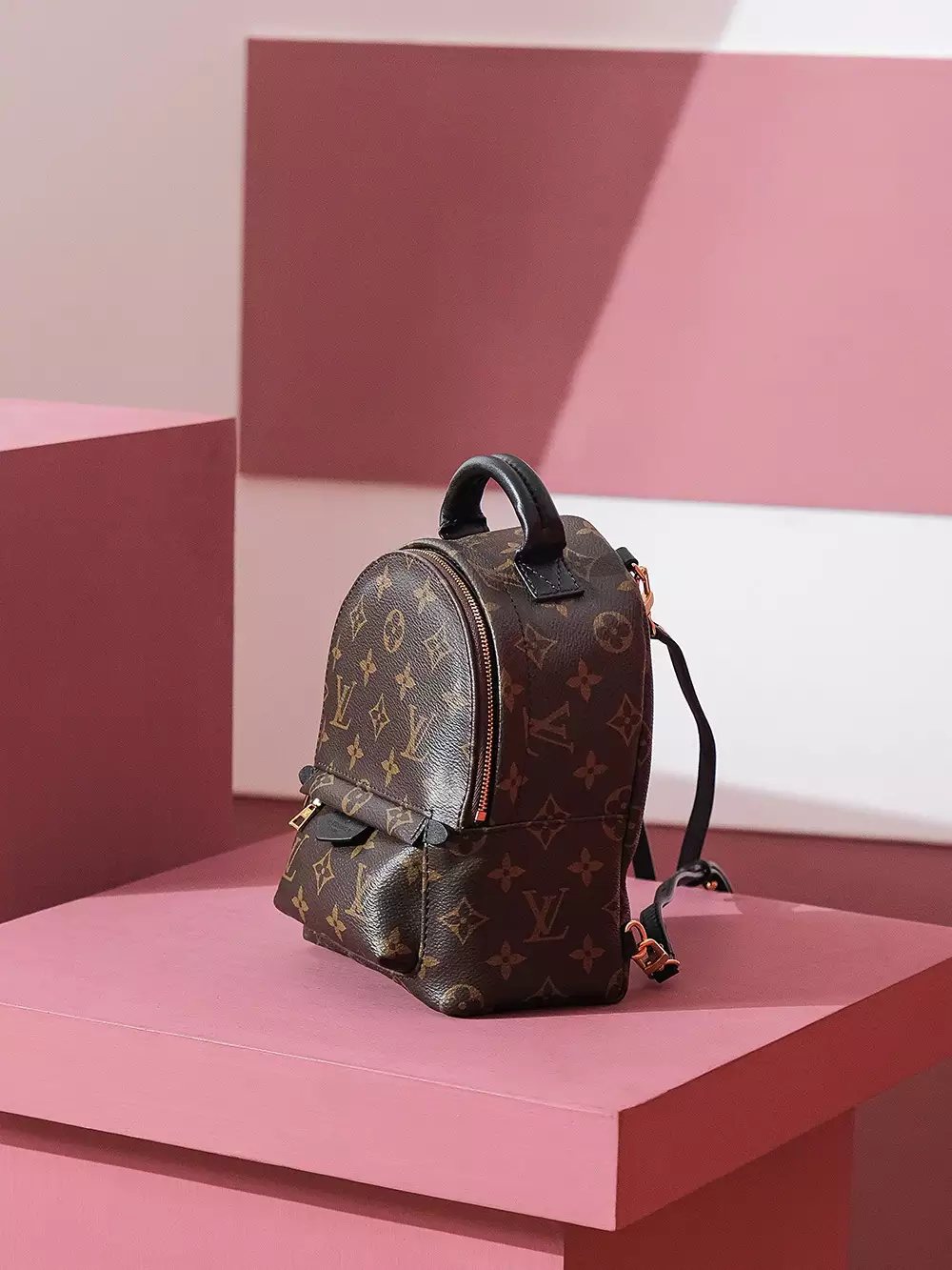 LV Palm Springs Mini Backpack Monogram Brown