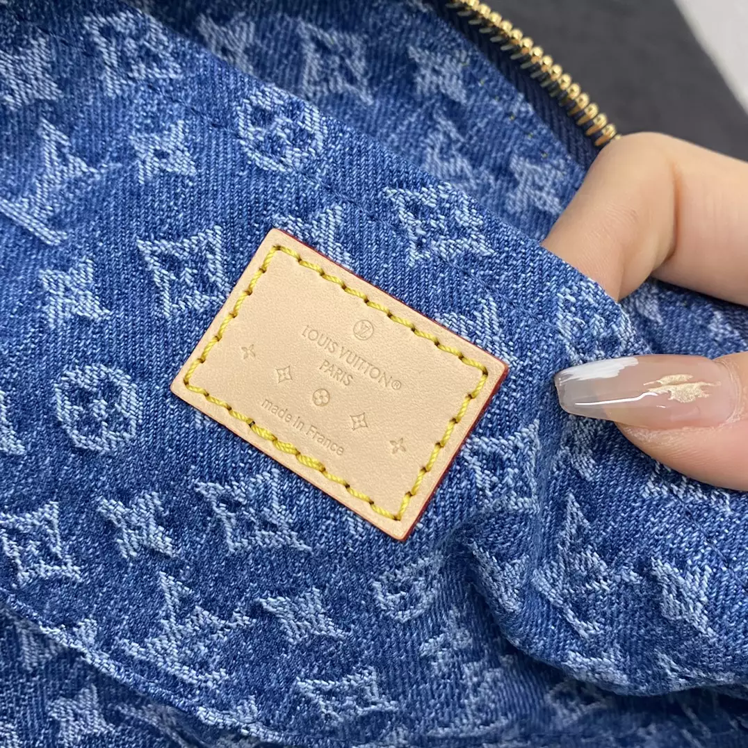 LV Remix Papillon Monogram Denim