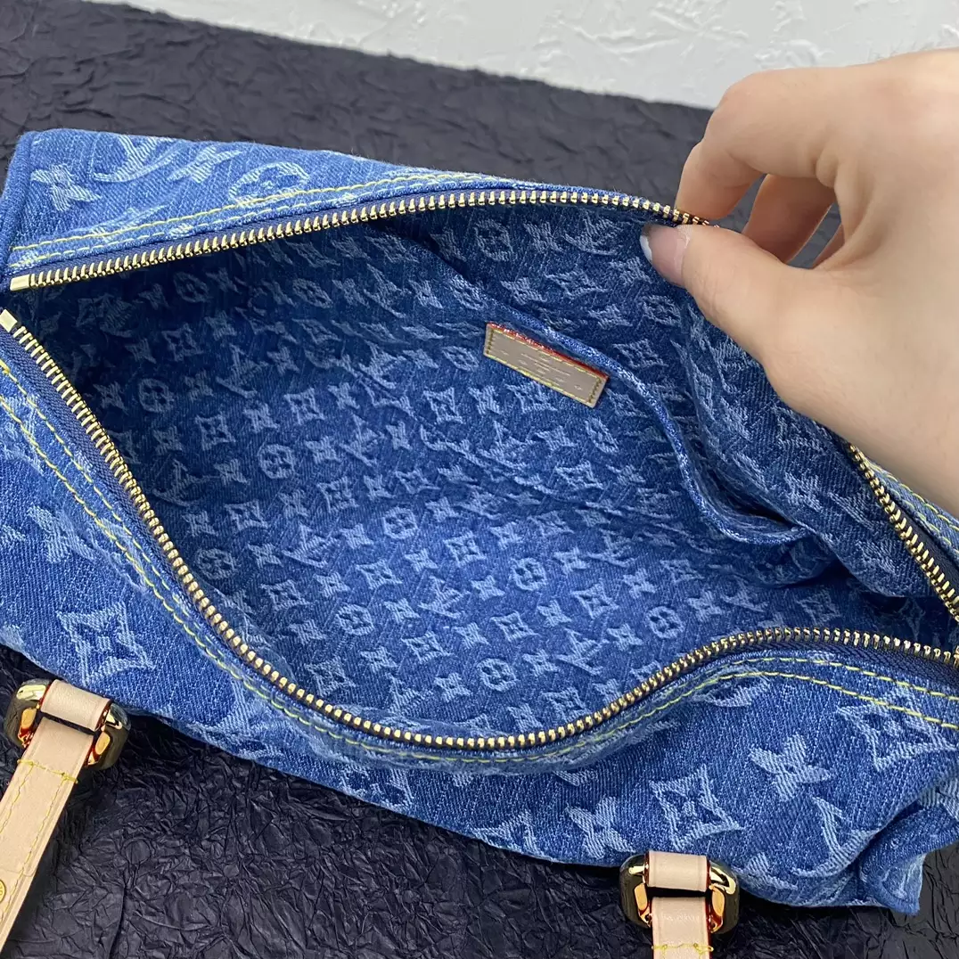 LV Remix Papillon Monogram Denim