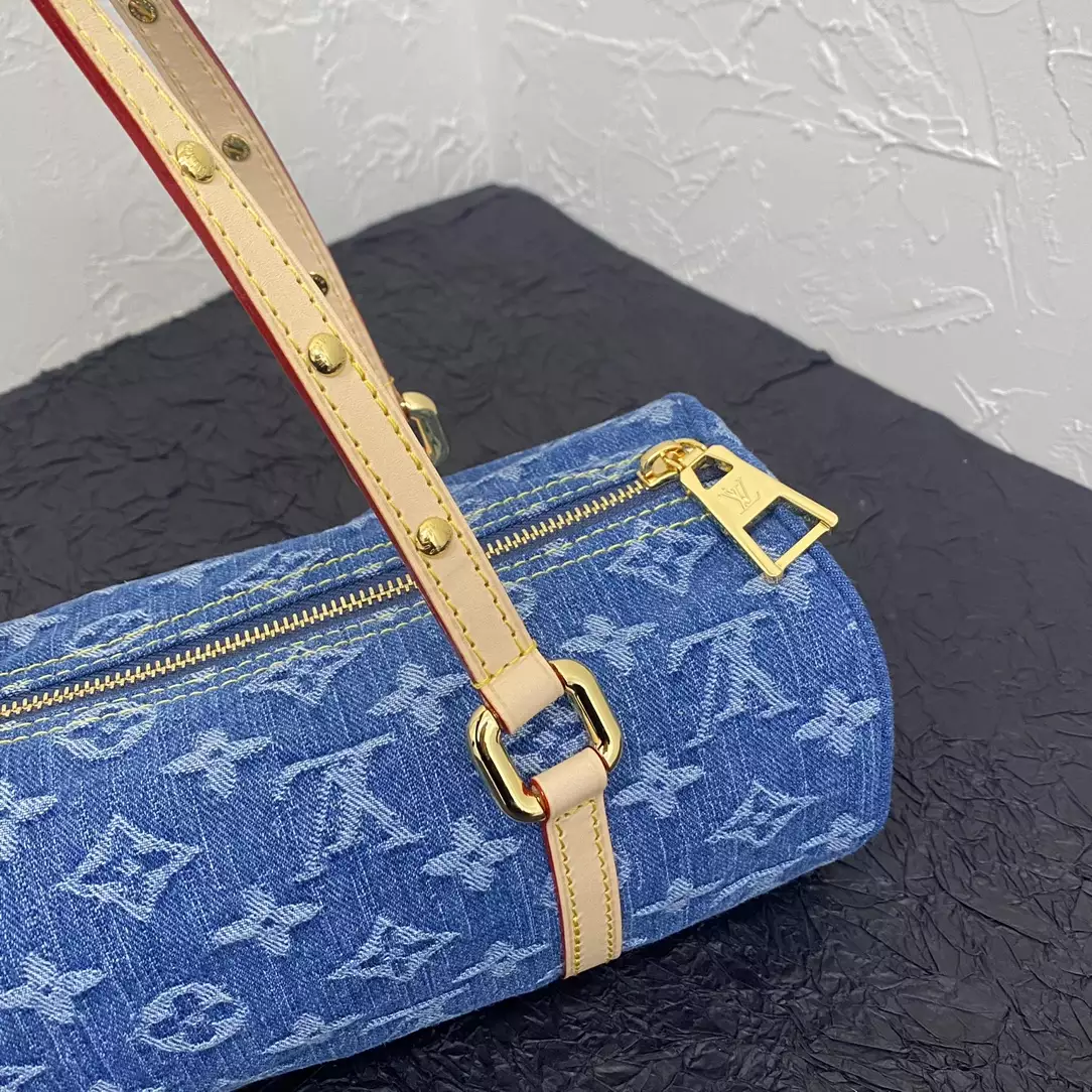 LV Remix Papillon Monogram Denim
