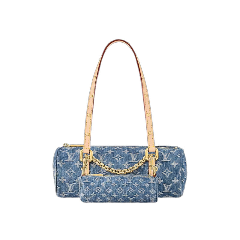 LV Remix Papillon Monogram Denim