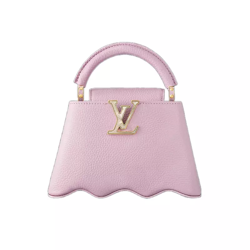 LV Capucines BB Capushell in Light Pink