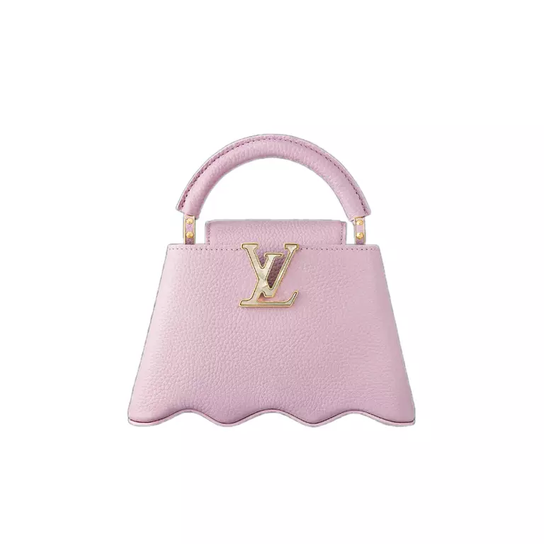 LV Capucines Mini Capushell in Light Pink