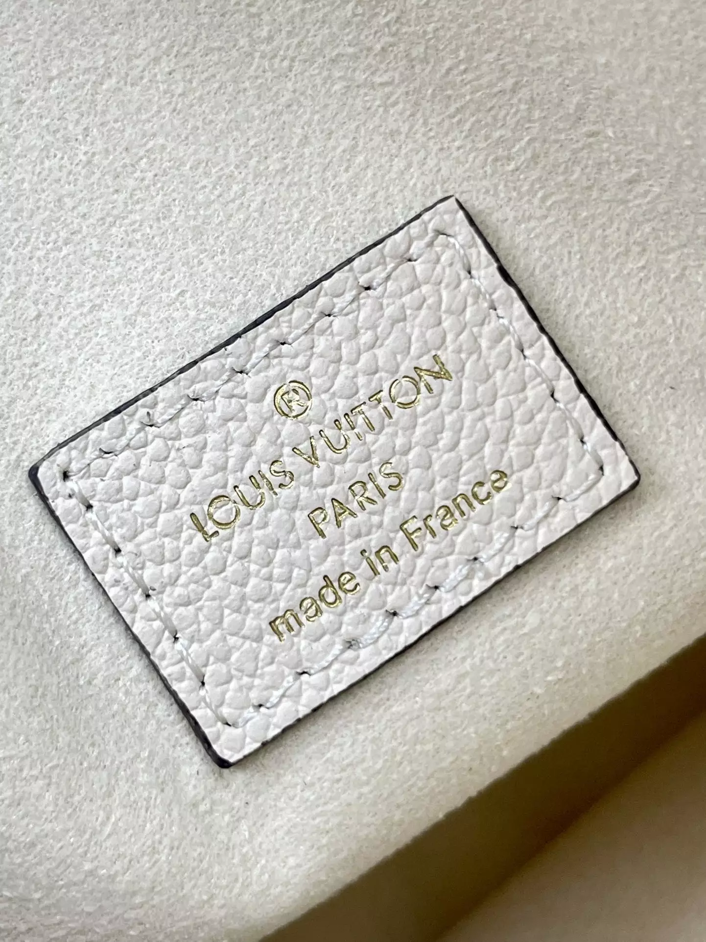 Loop Hobo Monogram Empreinte Creme Leather