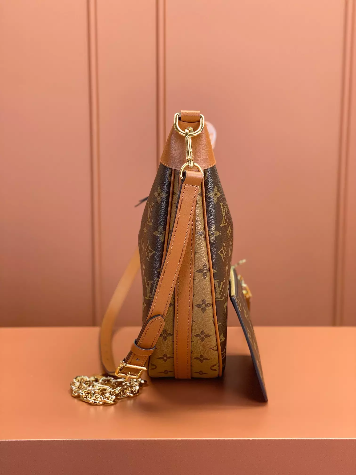 Loop Hobo Monogram and Monogram Reverse Coated Canvas