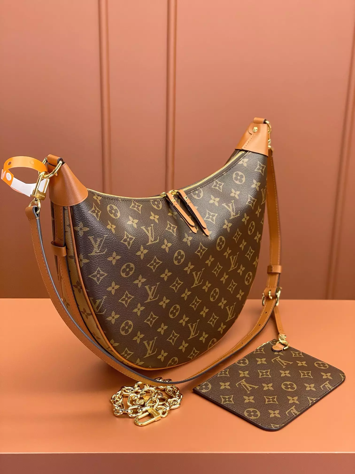 Loop Hobo Monogram and Monogram Reverse Coated Canvas