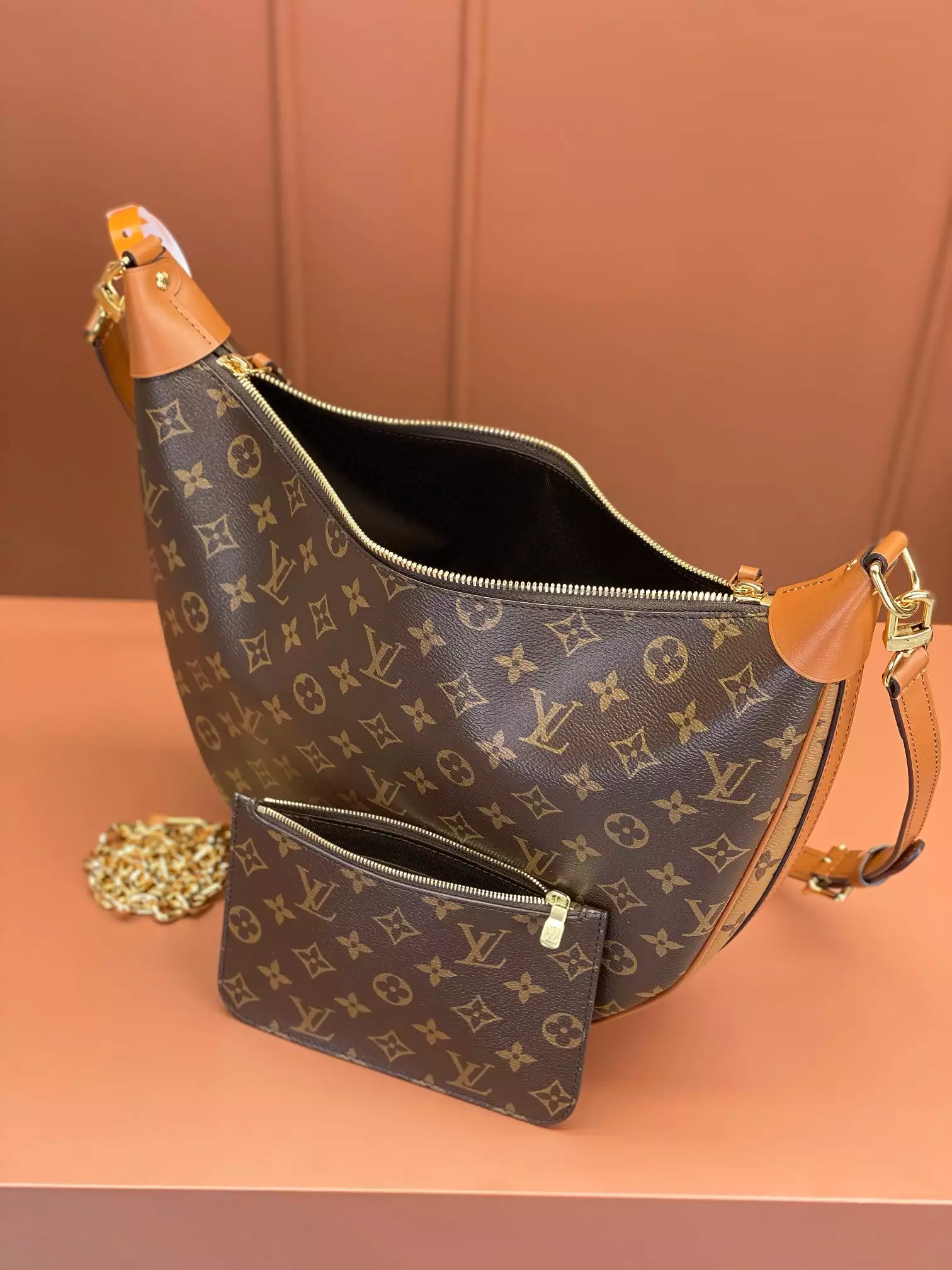 Loop Hobo Monogram and Monogram Reverse Coated Canvas