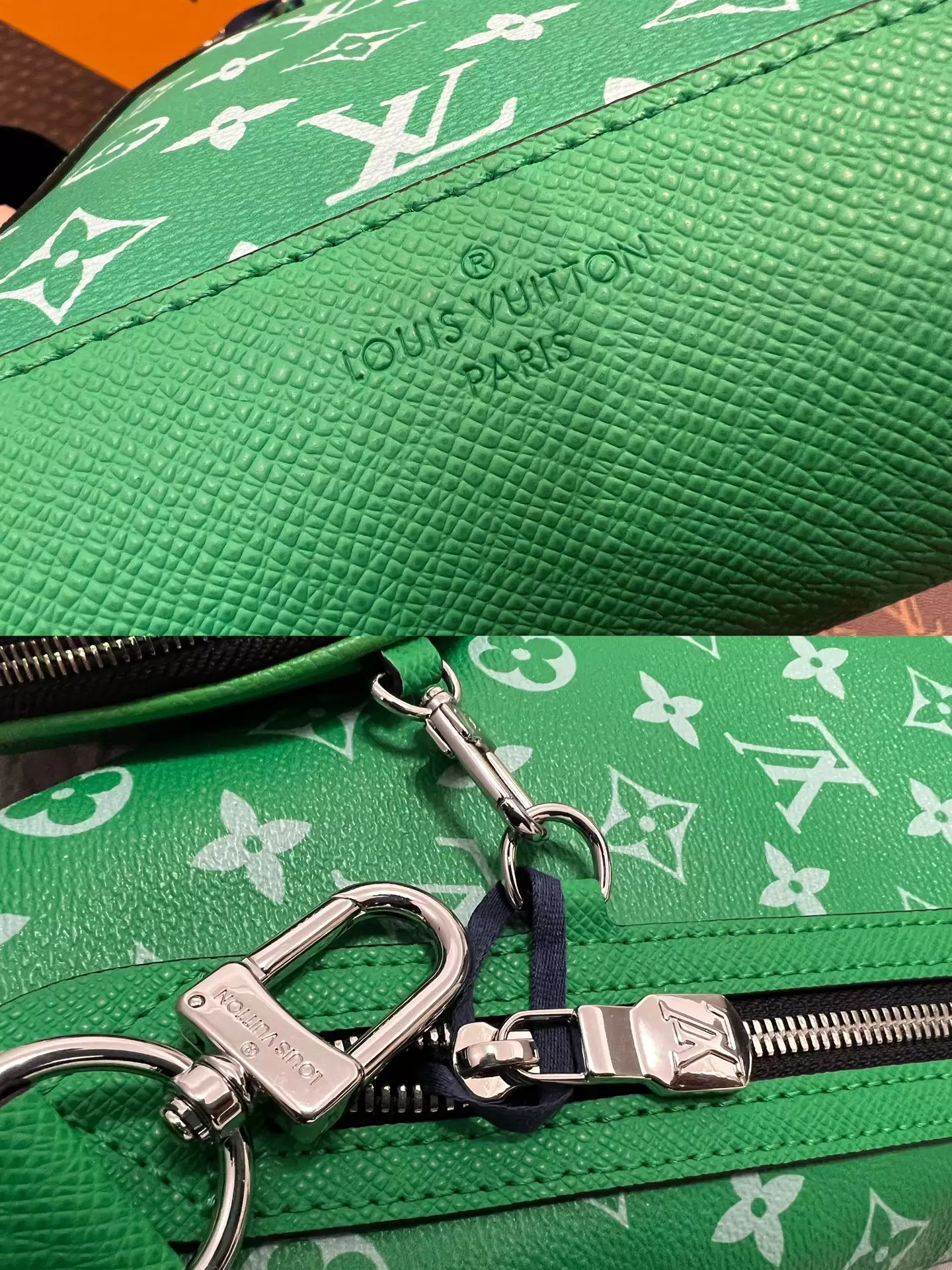 Louis Vuitton Duo Slingbag Taigarama Cactus Green