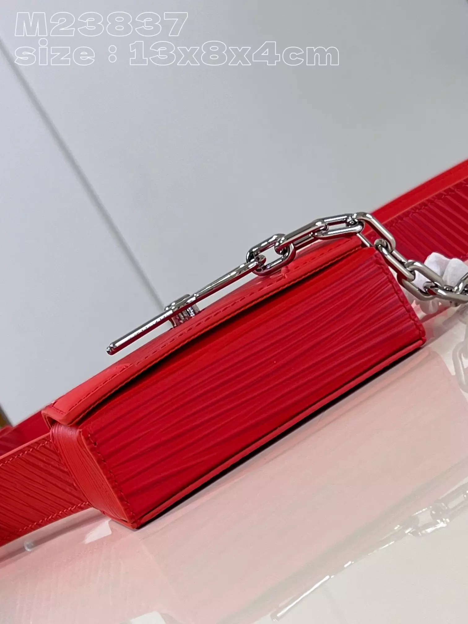 Micro Steamer Wallet Epi XL Vermillion Red