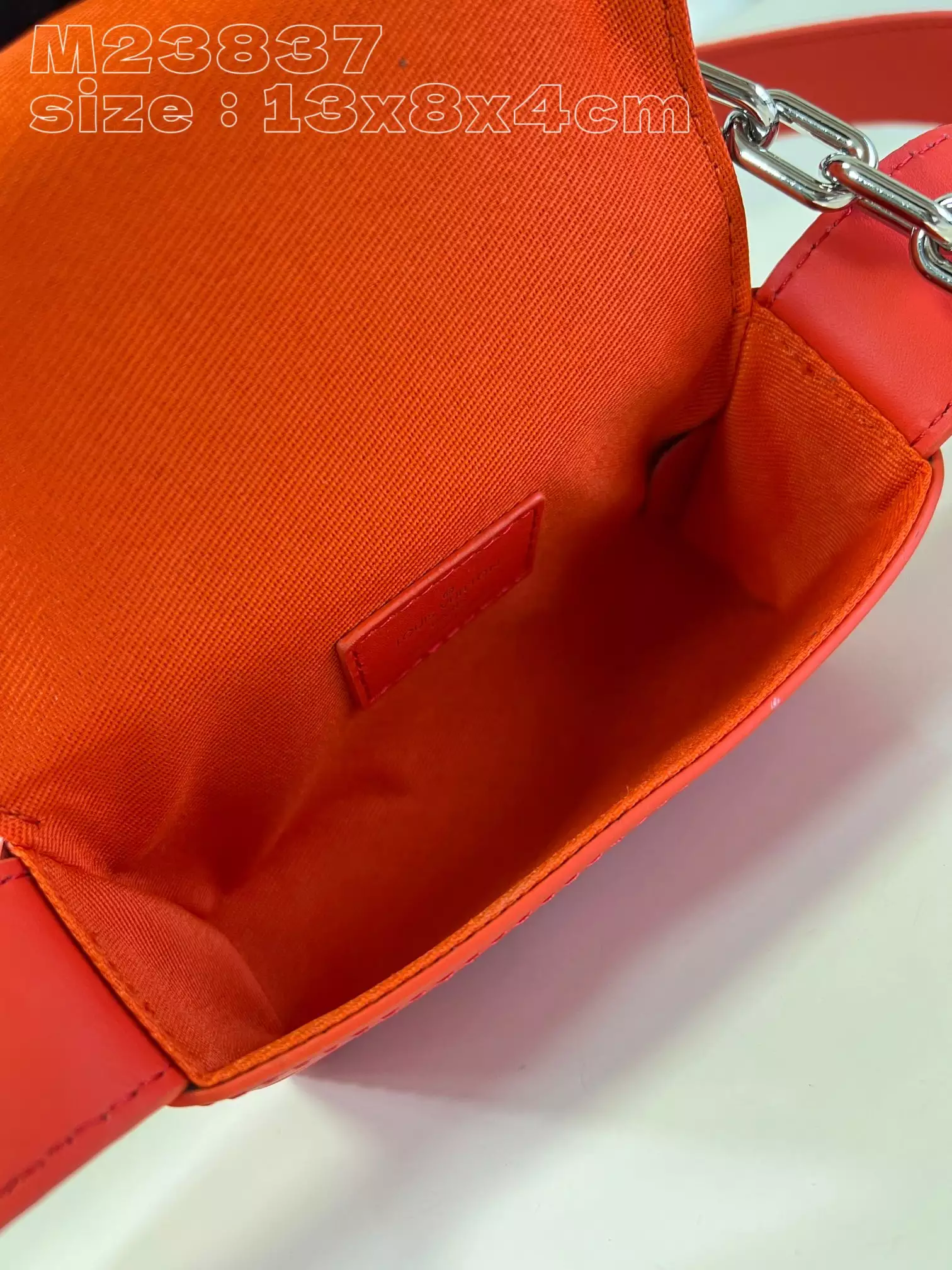 Micro Steamer Wallet Epi XL Vermillion Red