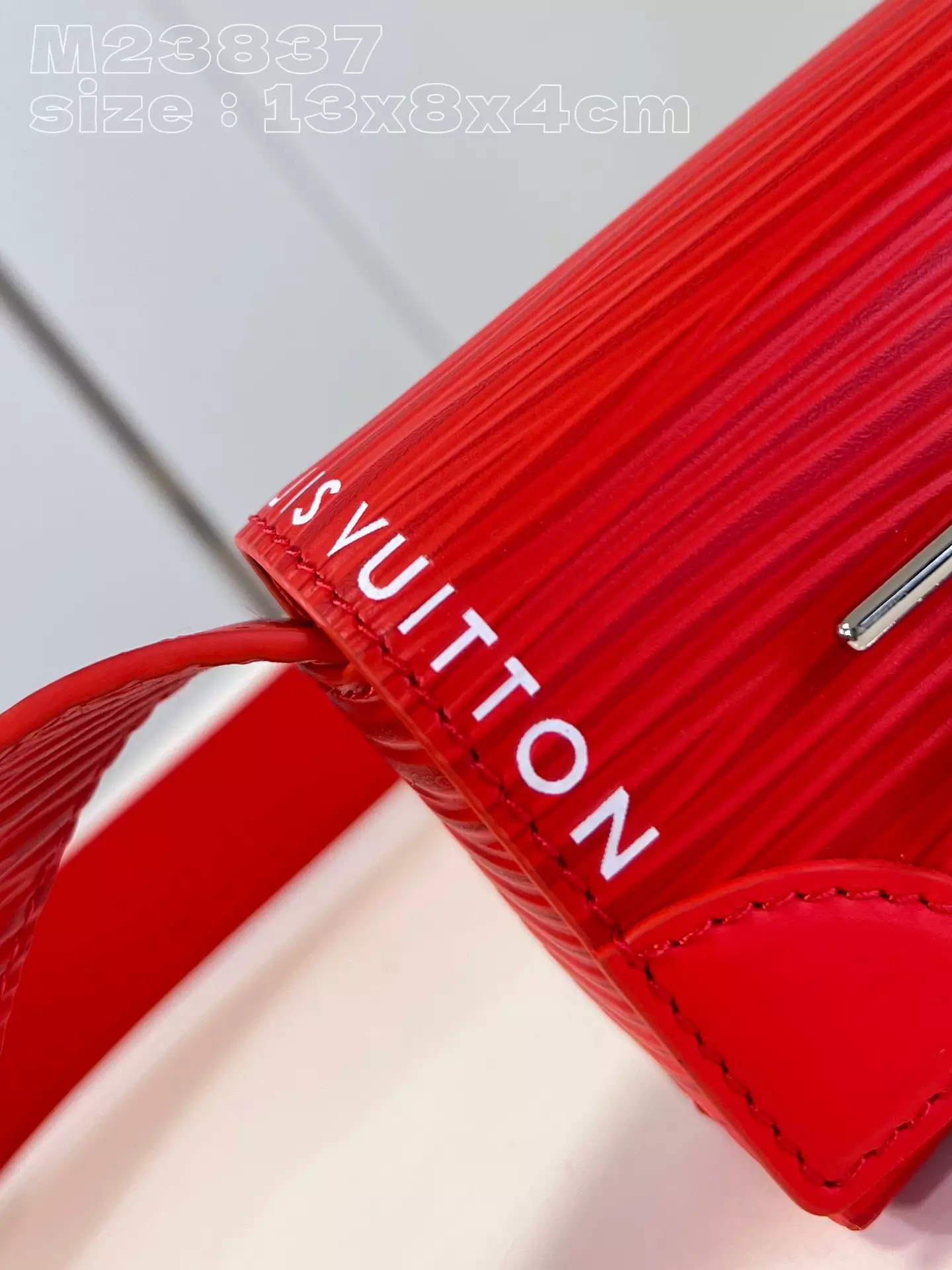 Micro Steamer Wallet Epi XL Vermillion Red