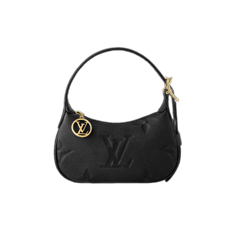 Mini Moon Monogram Empreinte Black Leather