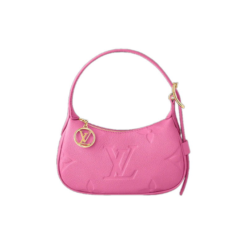 Mini Moon Monogram Empreinte Rose Lollipop Leather