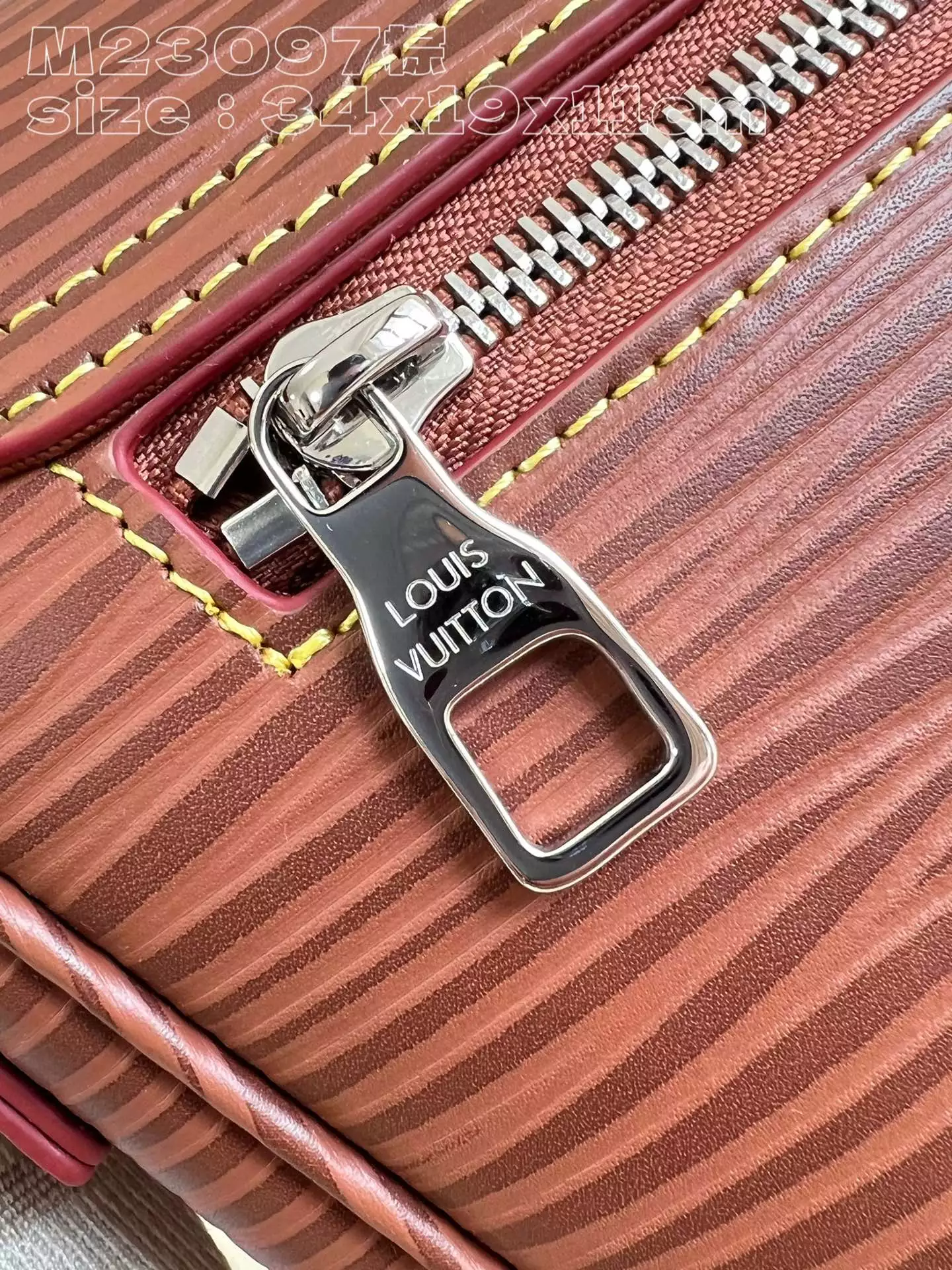 Montsouris Messenger Calf Cognac Leather Trim