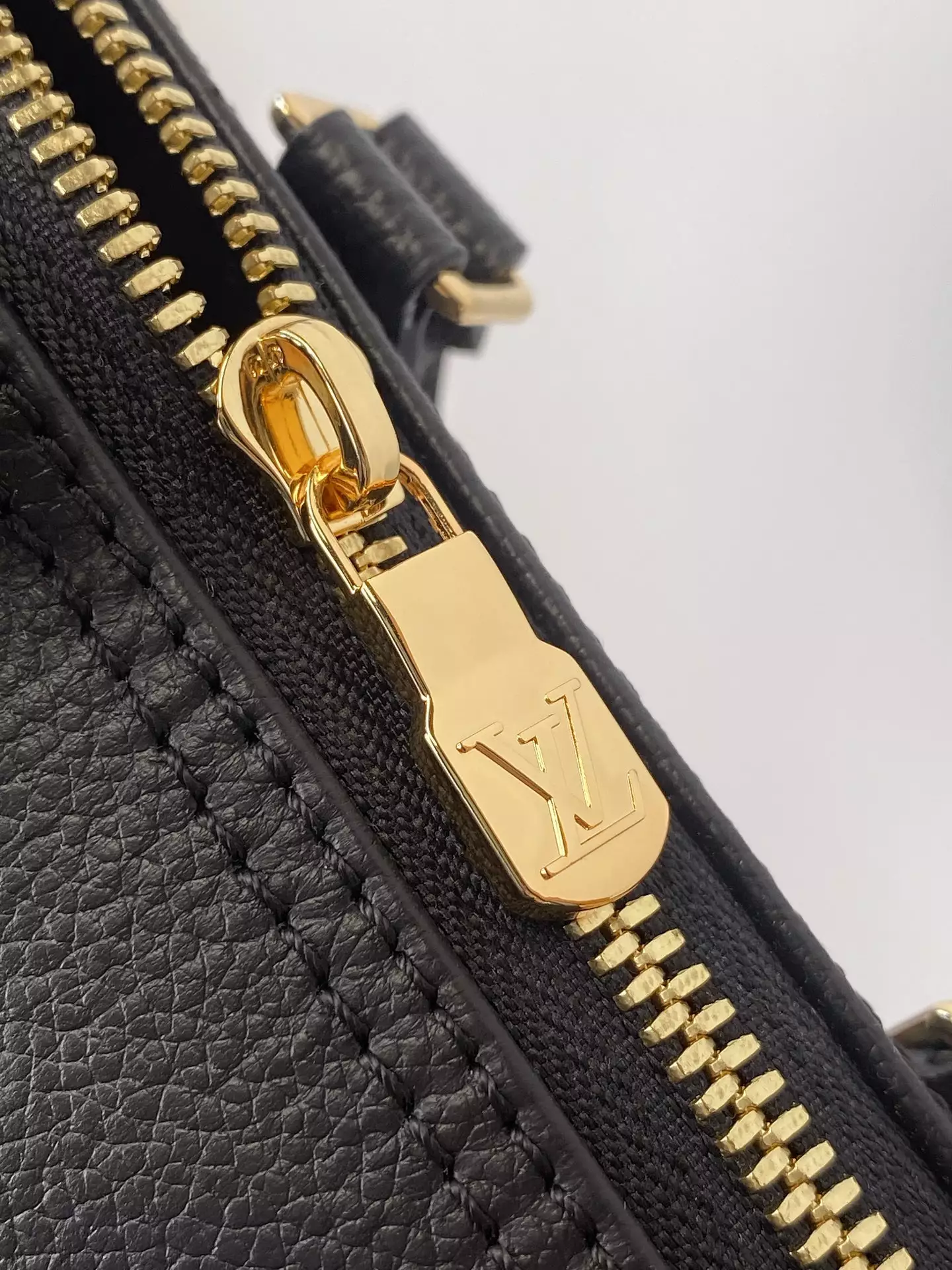 Nano Speedy Bicolor Monogram Empreinte Black/Beige Leather