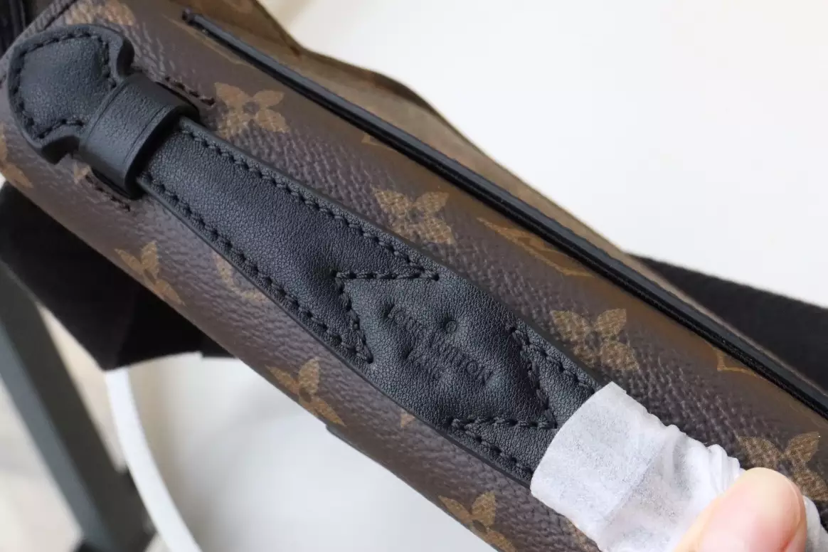 S Lock Sling Bag Monogram Macassar Canvas