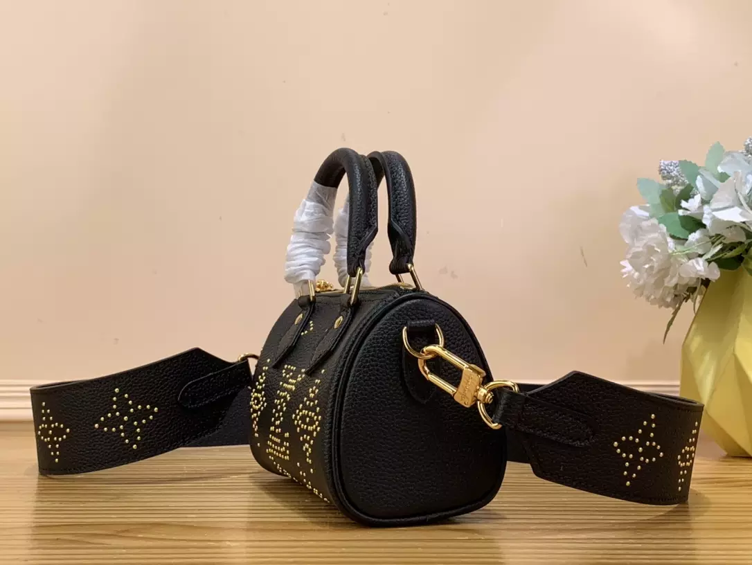 Nano Speedy Monogram Empreinte Grained Cowhide Leather