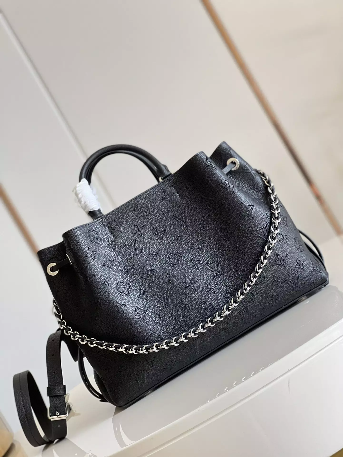 Bella Tote Black Mahina Calfskin