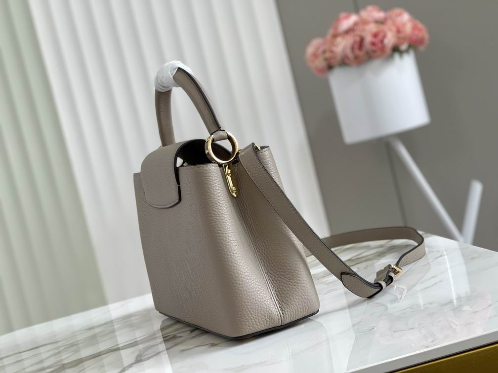 Capucines MM Taurillon Leather Bag