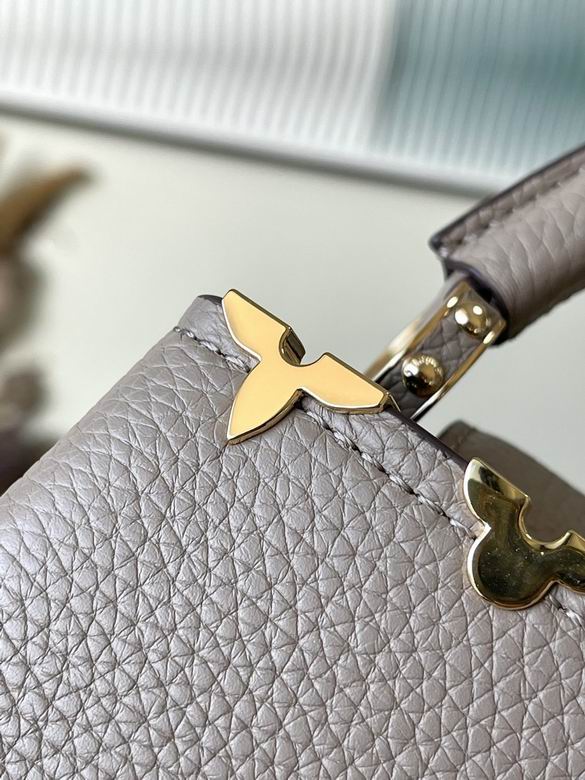 Capucines Mini handbag Taurillon leather Monogram Flowers - LB365