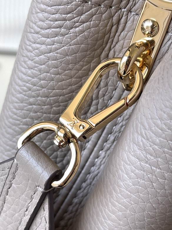 Capucines Mini handbag Taurillon leather Monogram Flowers - LB365