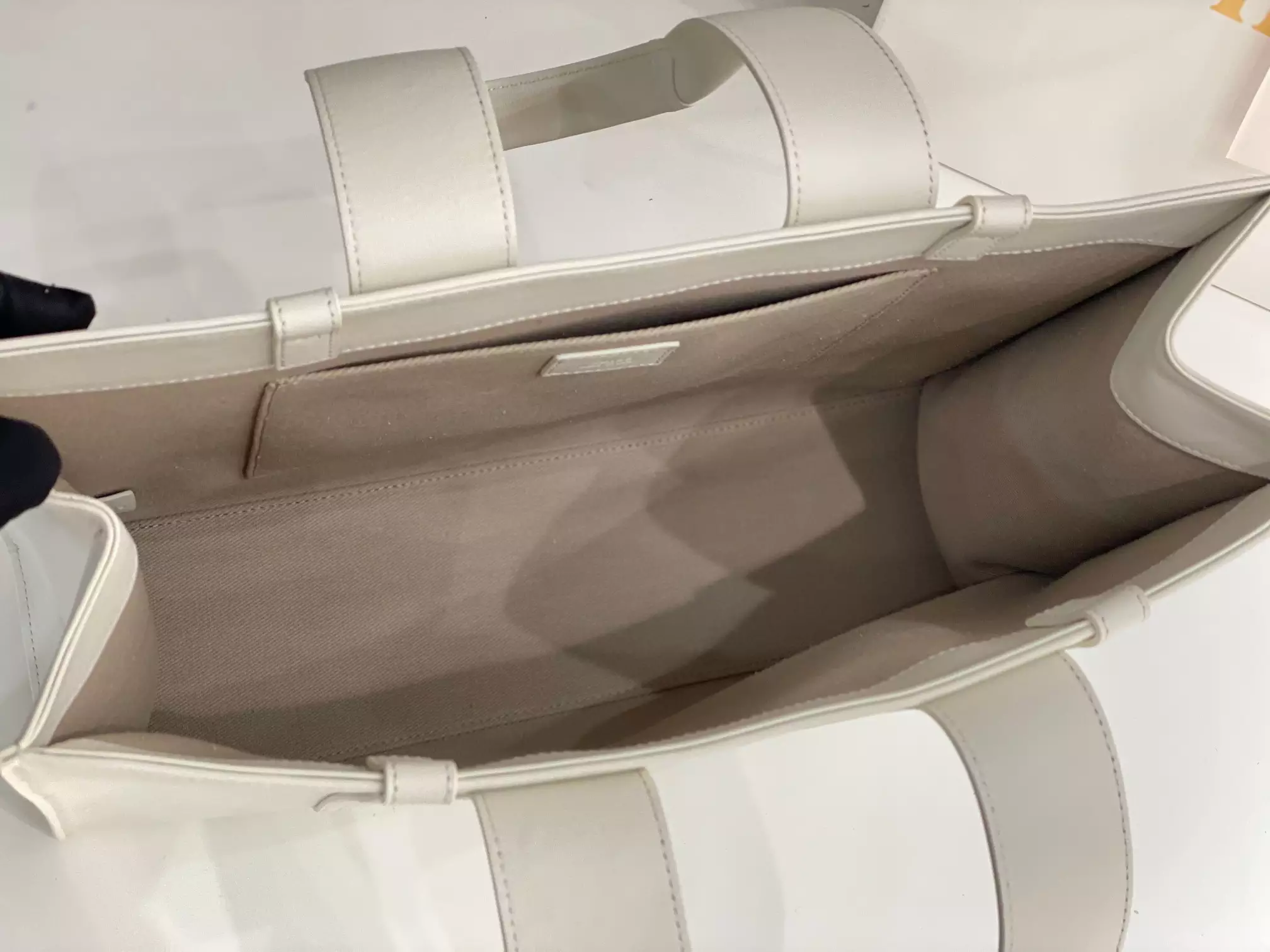 Chloé Large Woody Tote Bag White