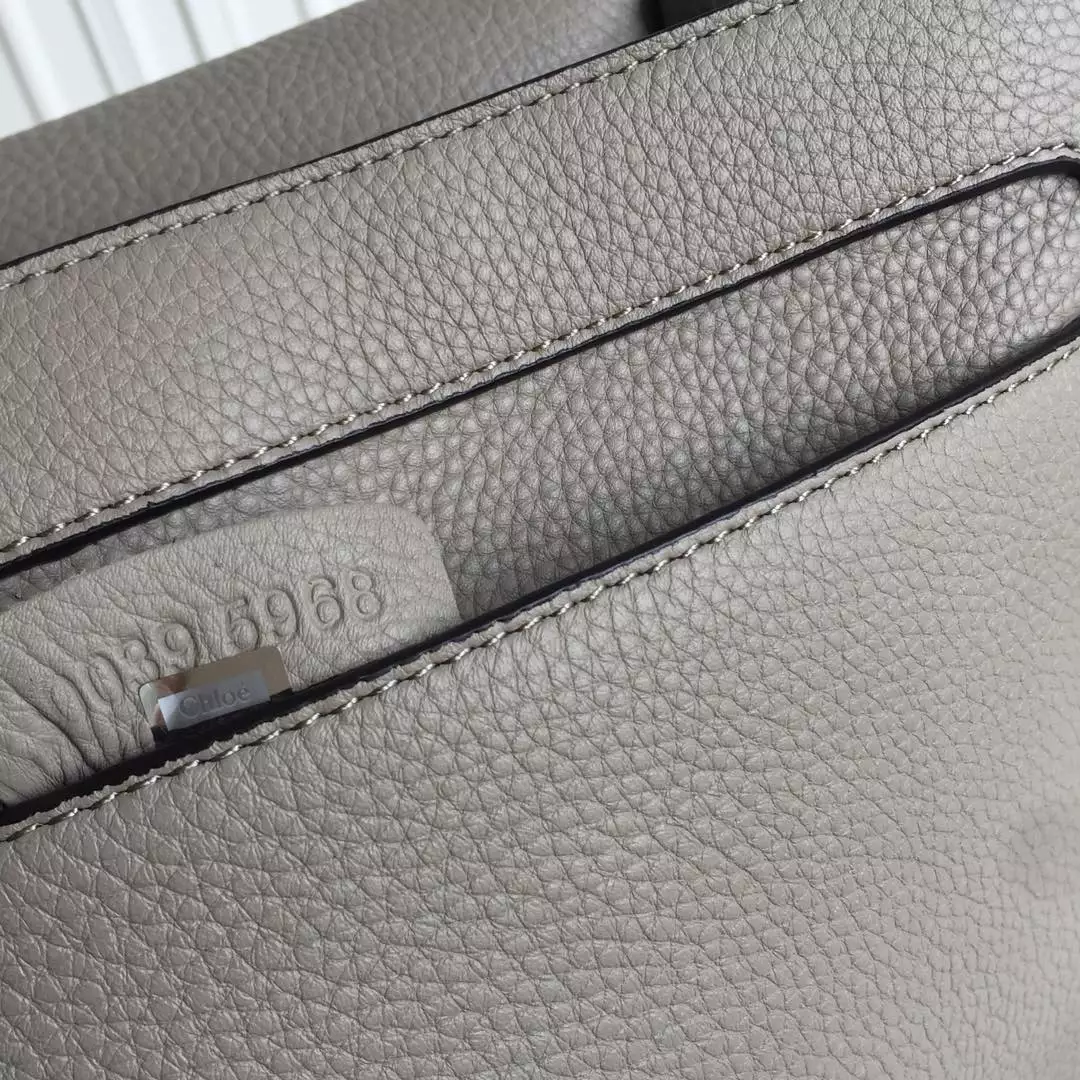 Chloé Marcie Cashmere Grey Medium Saddle Bag