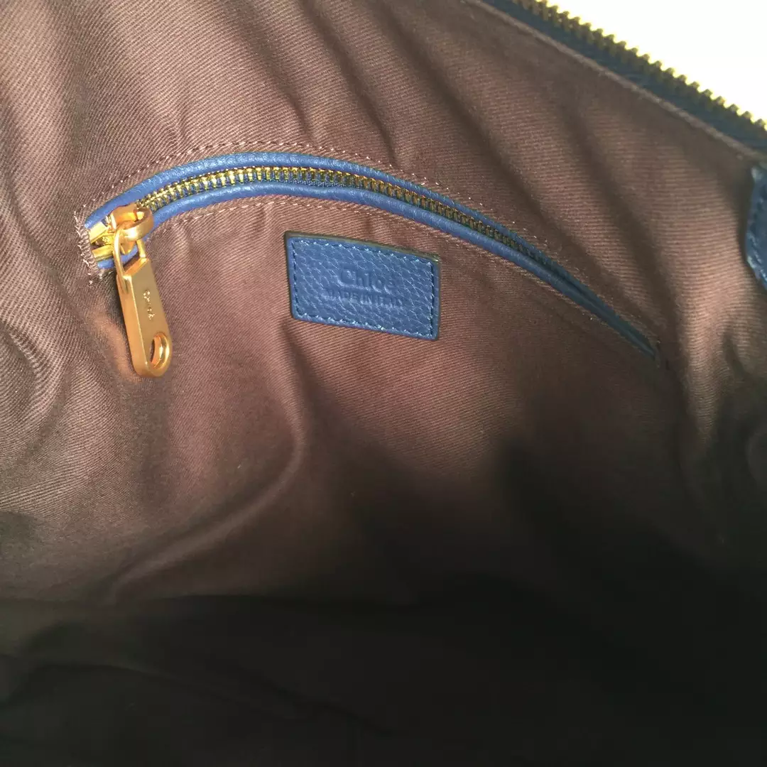 Chloé Marcie Navy Double Carry Bag