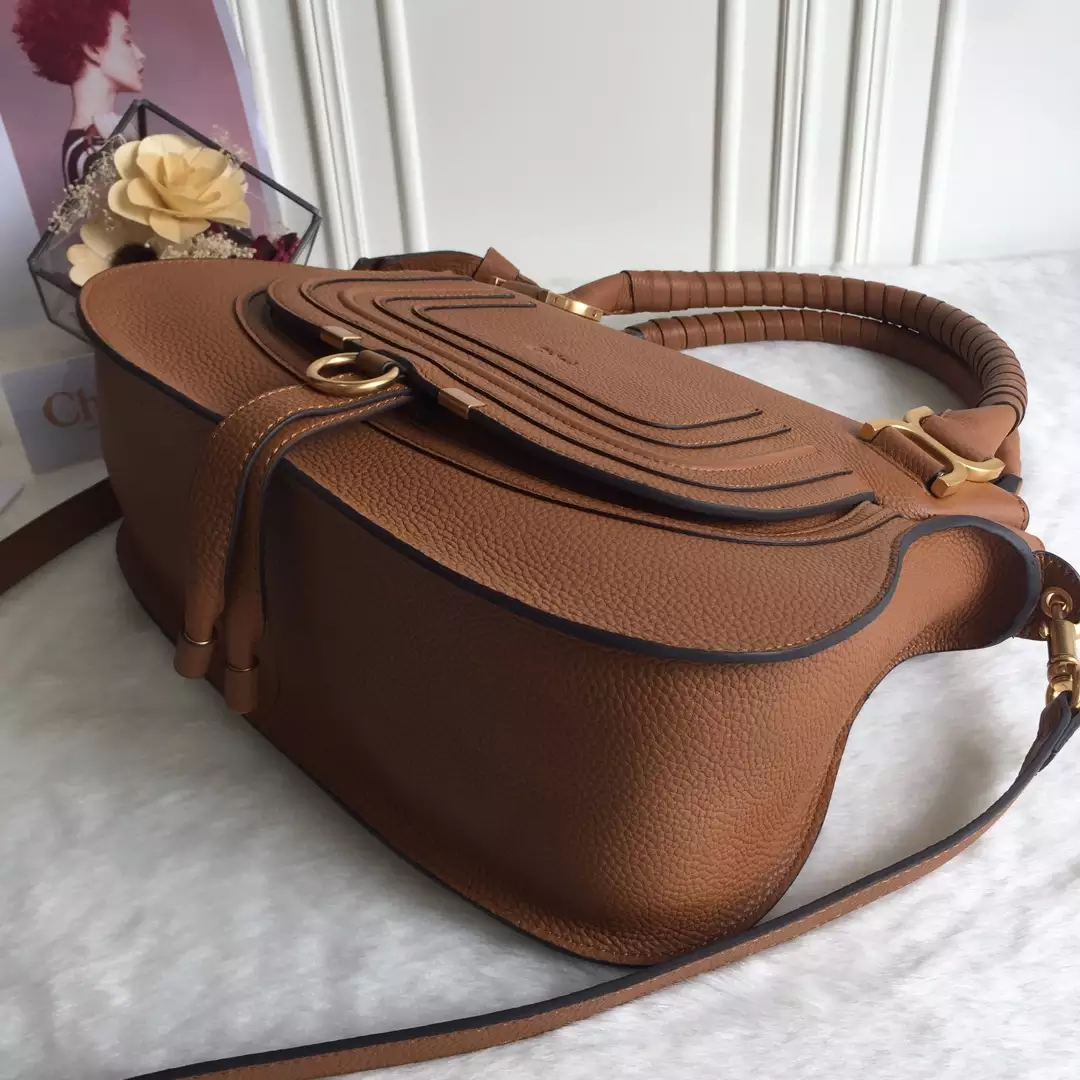 Chloé Marcie Tan Double Carry Bag