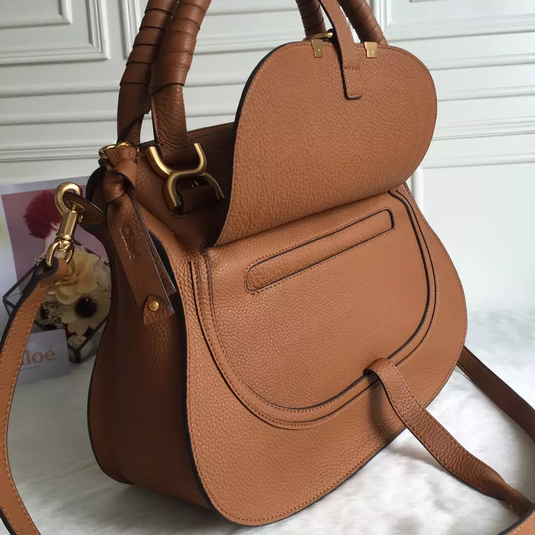 Chloé Marcie Tan Double Carry Bag