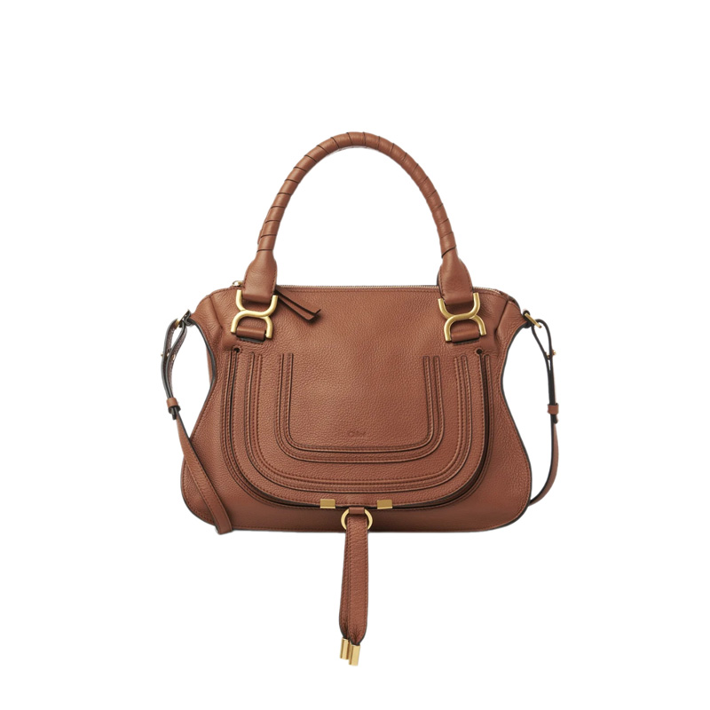Chloé Marcie Tan Double Carry Bag