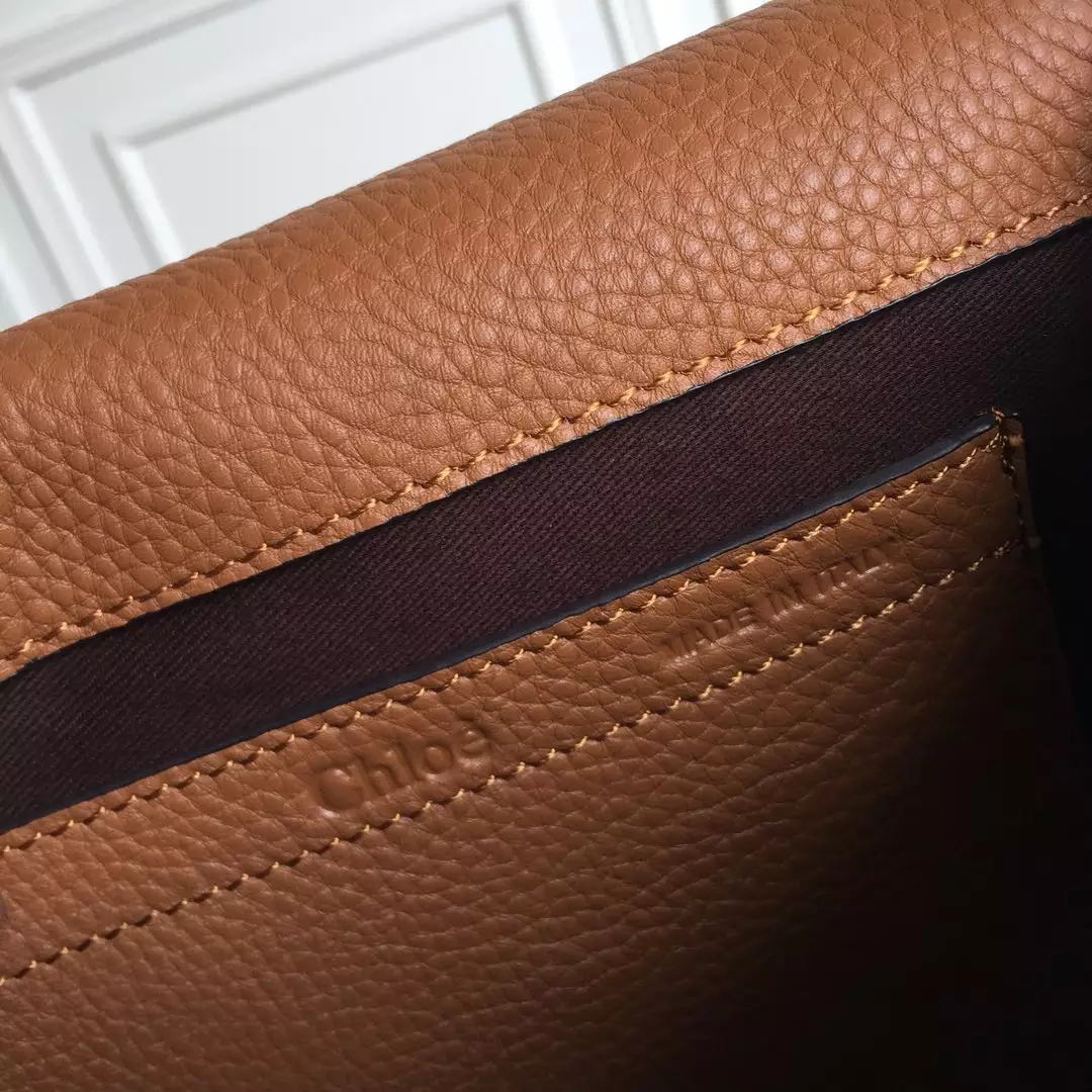 Chloé Marcie Tan Medium Saddle Bag