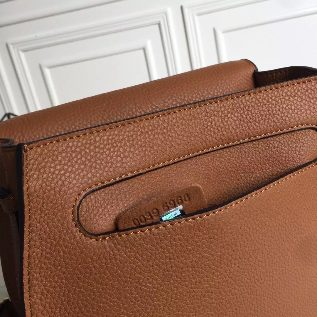 Chloé Marcie Tan Medium Saddle Bag