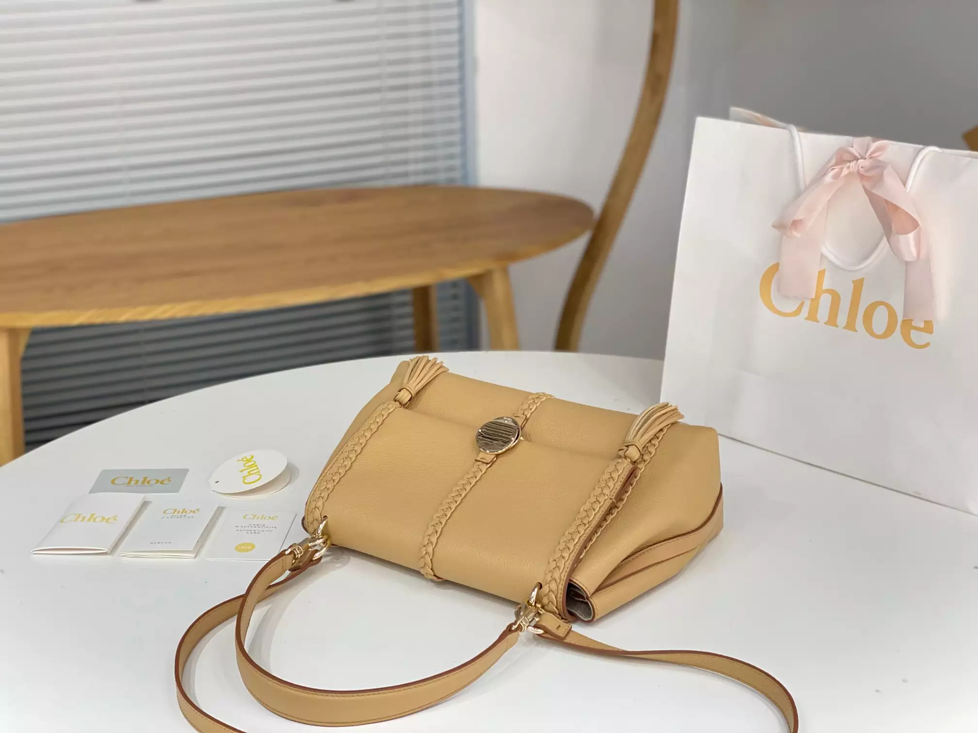 Chloé Penelope Medium Softy Yellow Leather