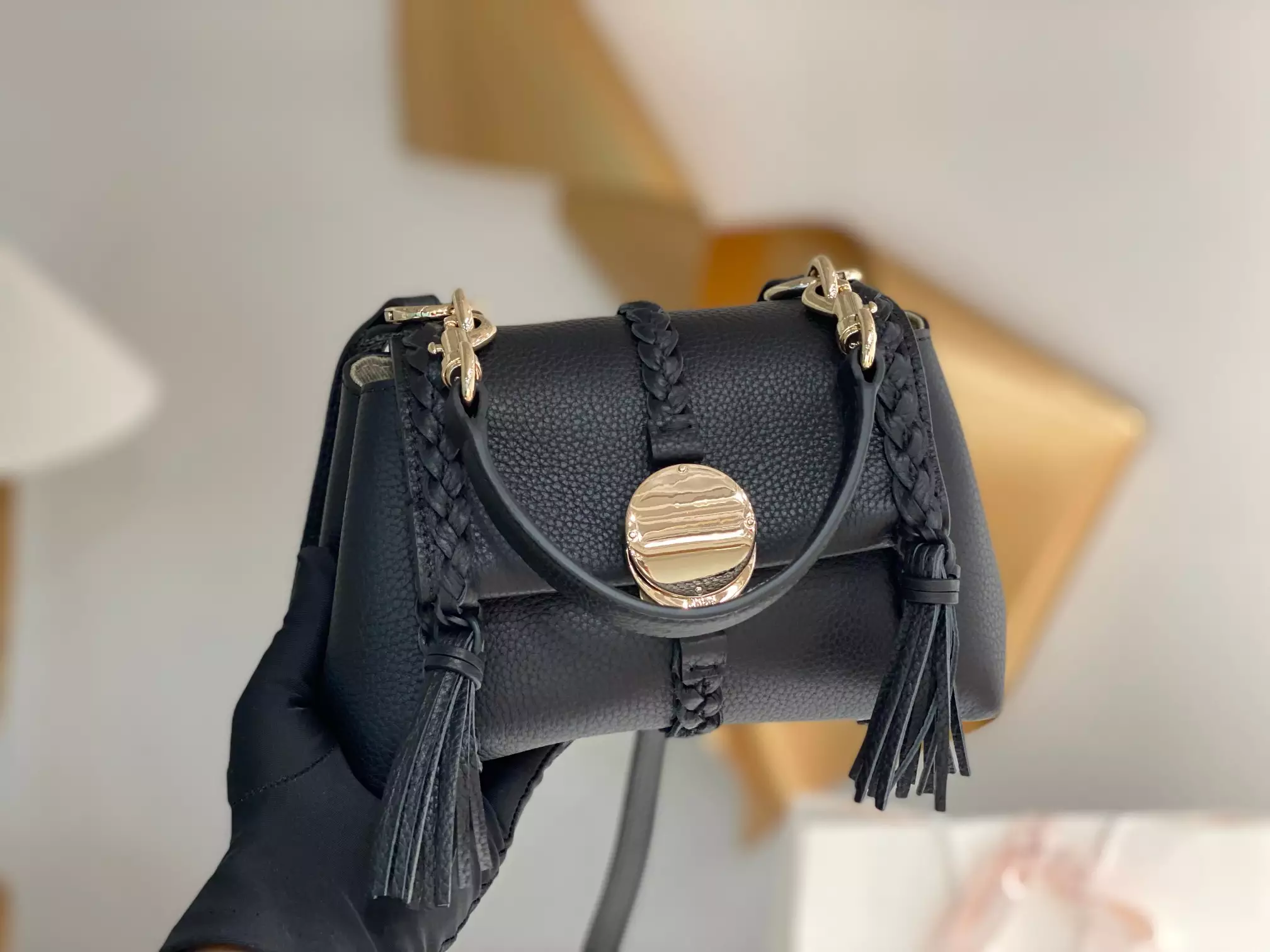 Chloé Penelope Mini Soft Black Leather