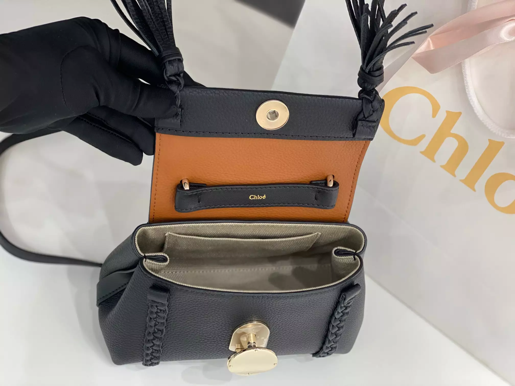 Chloé Penelope Mini Soft Black Leather
